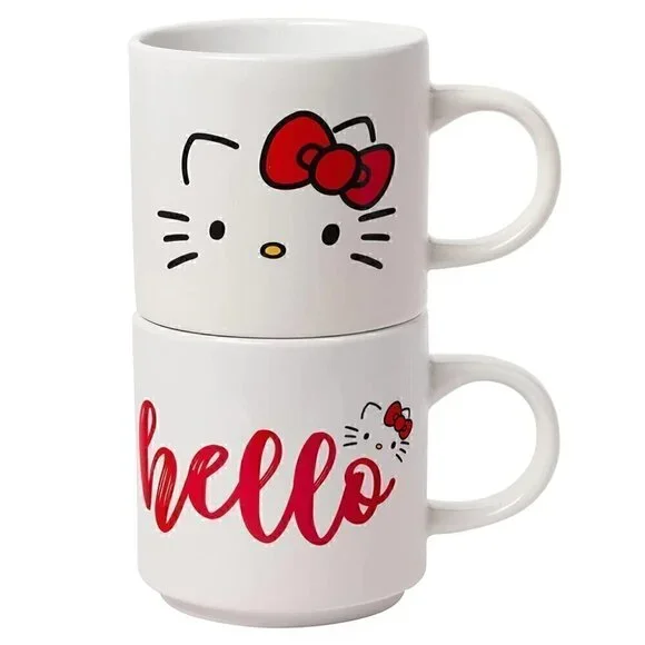 Hello Kitty Ceramic Mug Set of Two FINAL PRICE - Picture 5 of 5